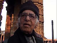 Ustad Rahim Fahimuddin Dagar at the Qutub Minar